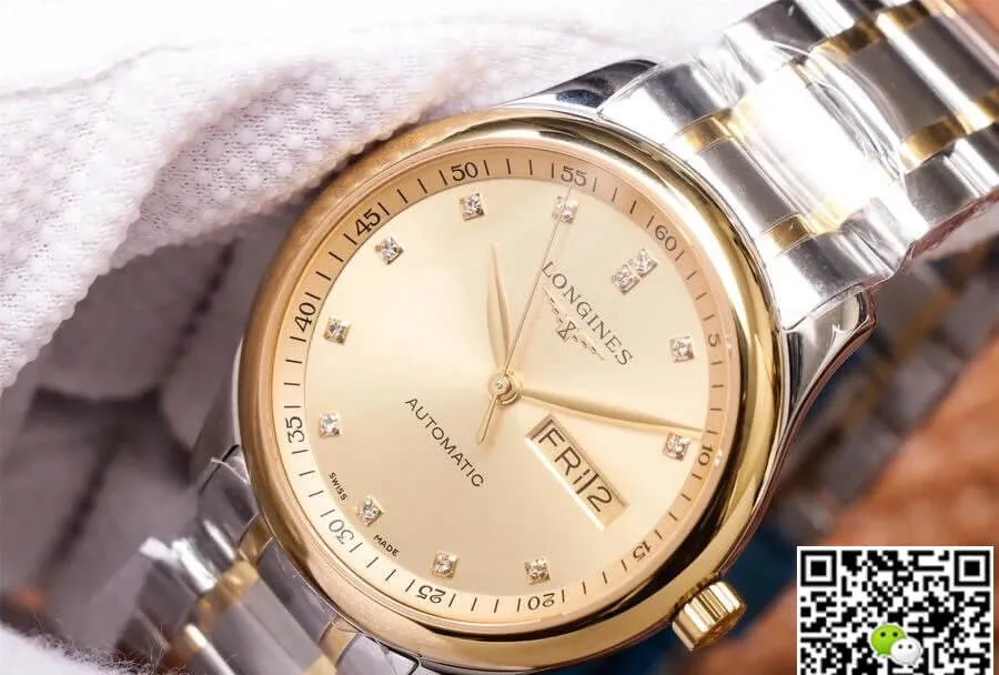 Longines Master Collection L2.755.5.37.7 KY factory 1:1 Best Edition Replica Watch Diamond Bezel
